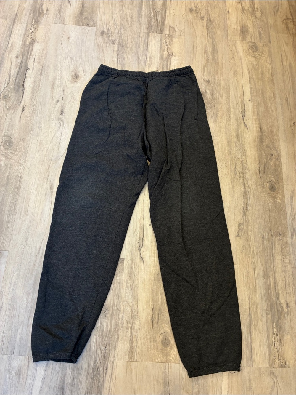 Athletic Works Men's Black Elastic Waist Jogger Pants